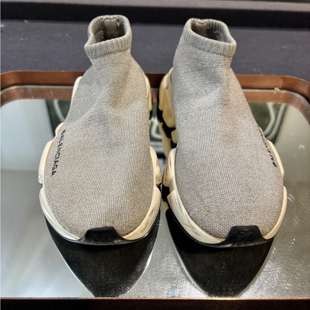 Balenciaga Gray Sock Sneakers size 37